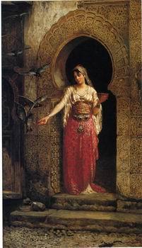 unknow artist Arab or Arabic people and life. Orientalism oil paintings 448 oil painting image
